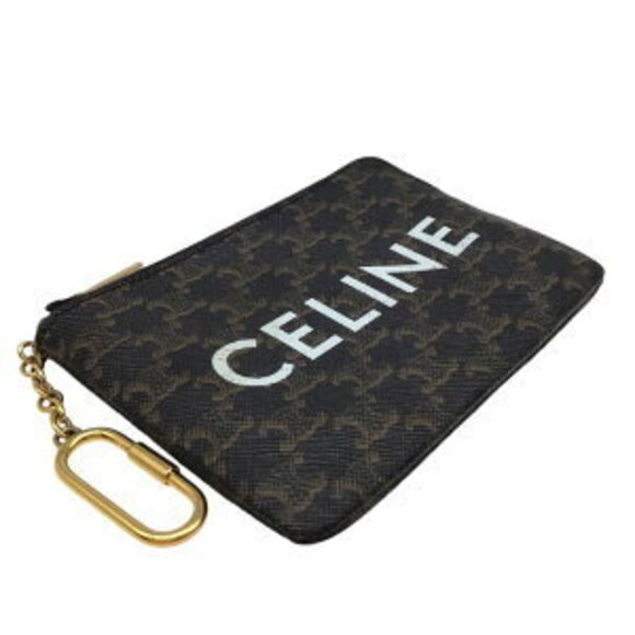 Celine Triomphe Canvas Coin Wallet Case - Picture 3 of 9